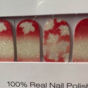 Majestic Maple: glitter nail art dry polish strips by ColorStreet.